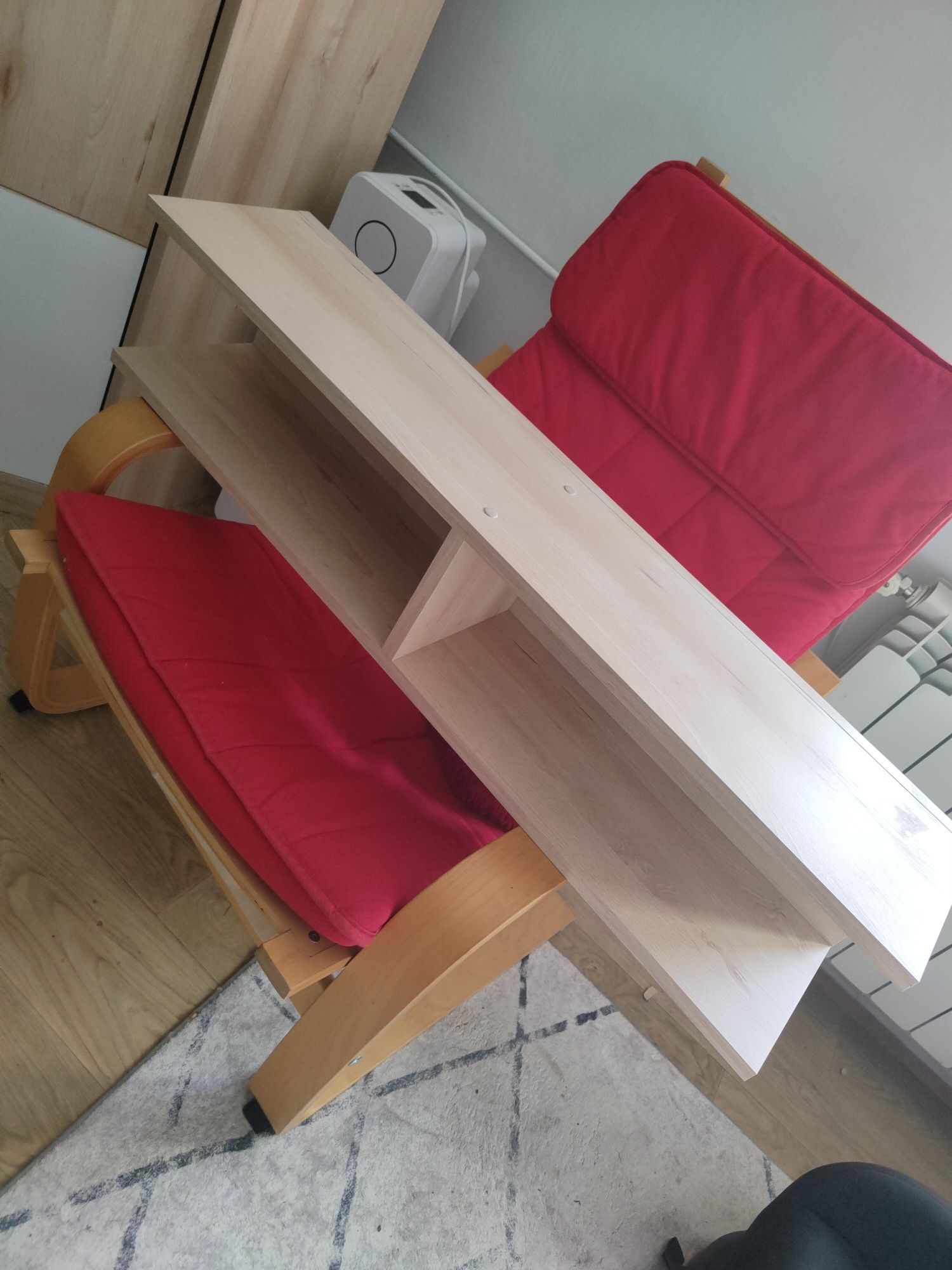 Półka na ścianę BRW Black Red white półka nad biurko dąb sonoma
