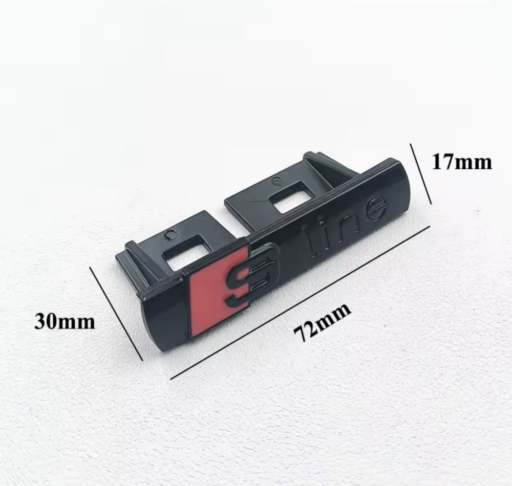 Емблема в решетку Audi A3 A4 A5 A6 A7 A8 RS Q2 Q5 Q7 Q3 TT S Line