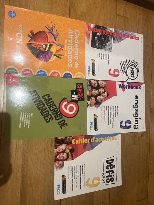Cadernos atividades 9.º ano