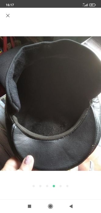 Кепка шкіряна чоловіча