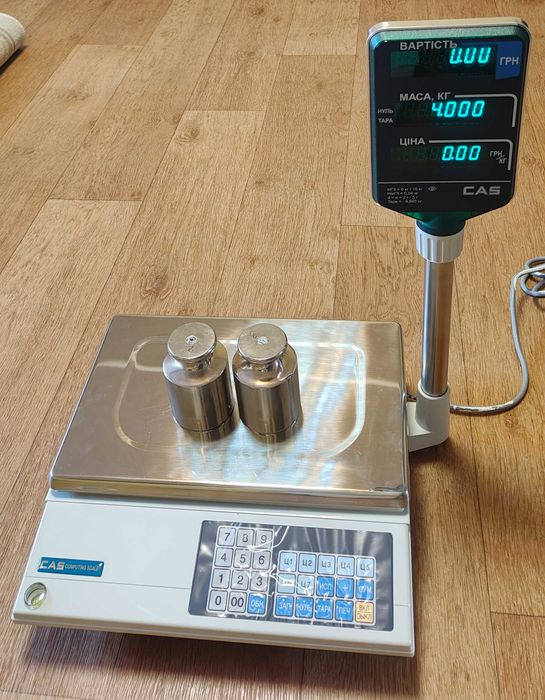 Весы CAS AP1M, rs232, 15кг, новые