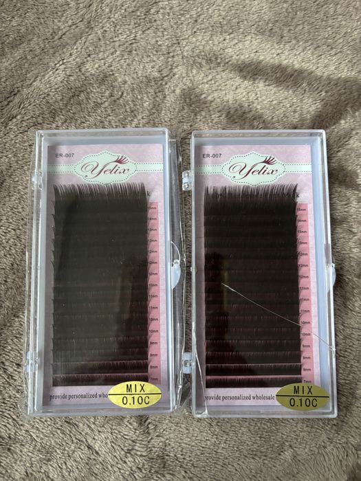 Rzęsy yelix czekoladowe 7-15mm