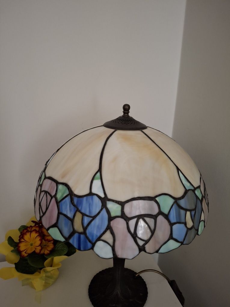 Lampa Stołowa W Stylu Tiffany, Lampa Nocna, Witraże