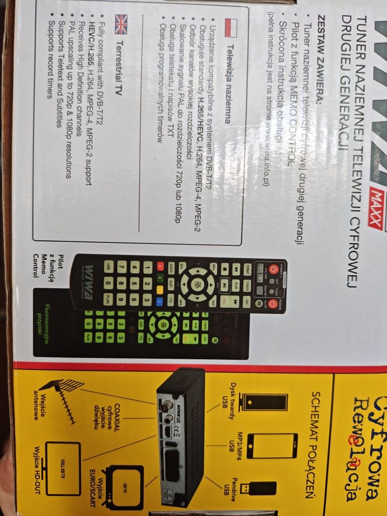 Dekoder WIWA H.265 MAXX DVBT-T2