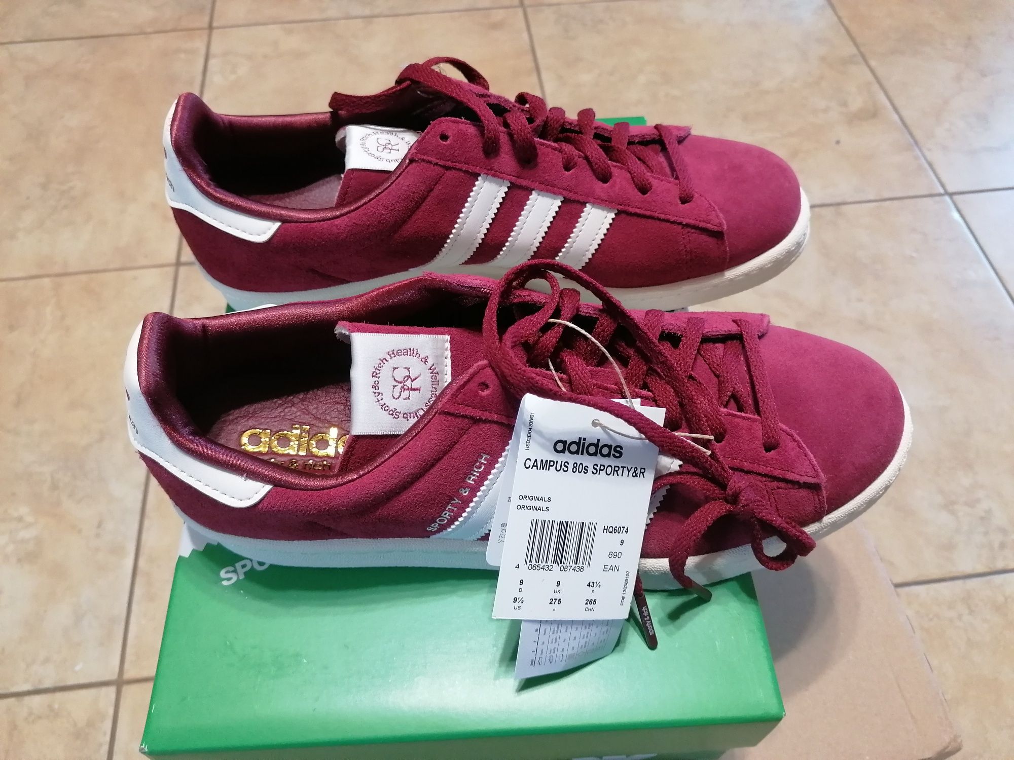 Adidas Campus 80s Sporty & Rich 43 1/3 LIMITOWANA EDYCJA HQ6074