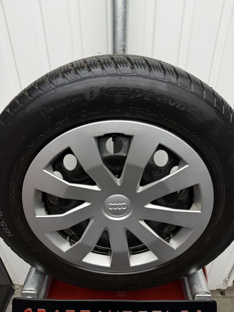 Felgi KOMPLET 15 cali 5x112 Audi VW SKODA seat Opony zimowe Stalowe