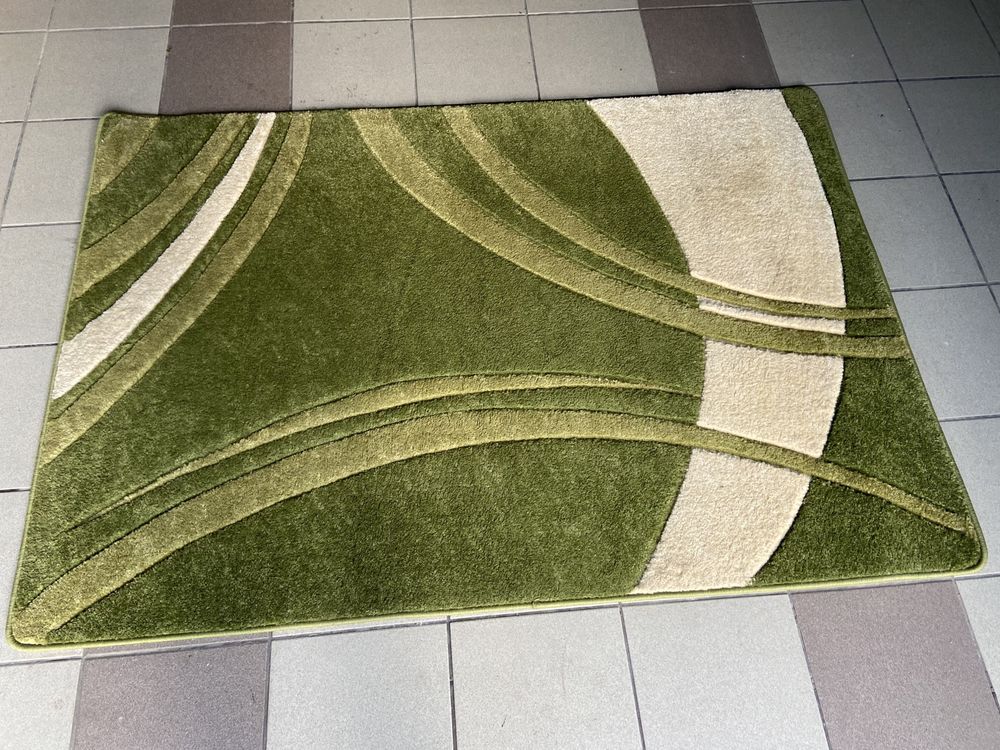 Dywan zielony Mimosa Oregano 120x170cm gruby nowoczesny Jysk