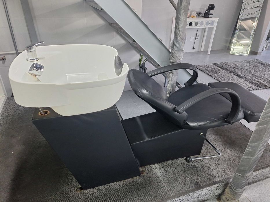 Rampa de lavagem para cabeleireiro