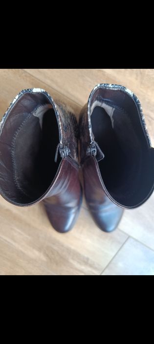 Botki skórzane Gabor 40