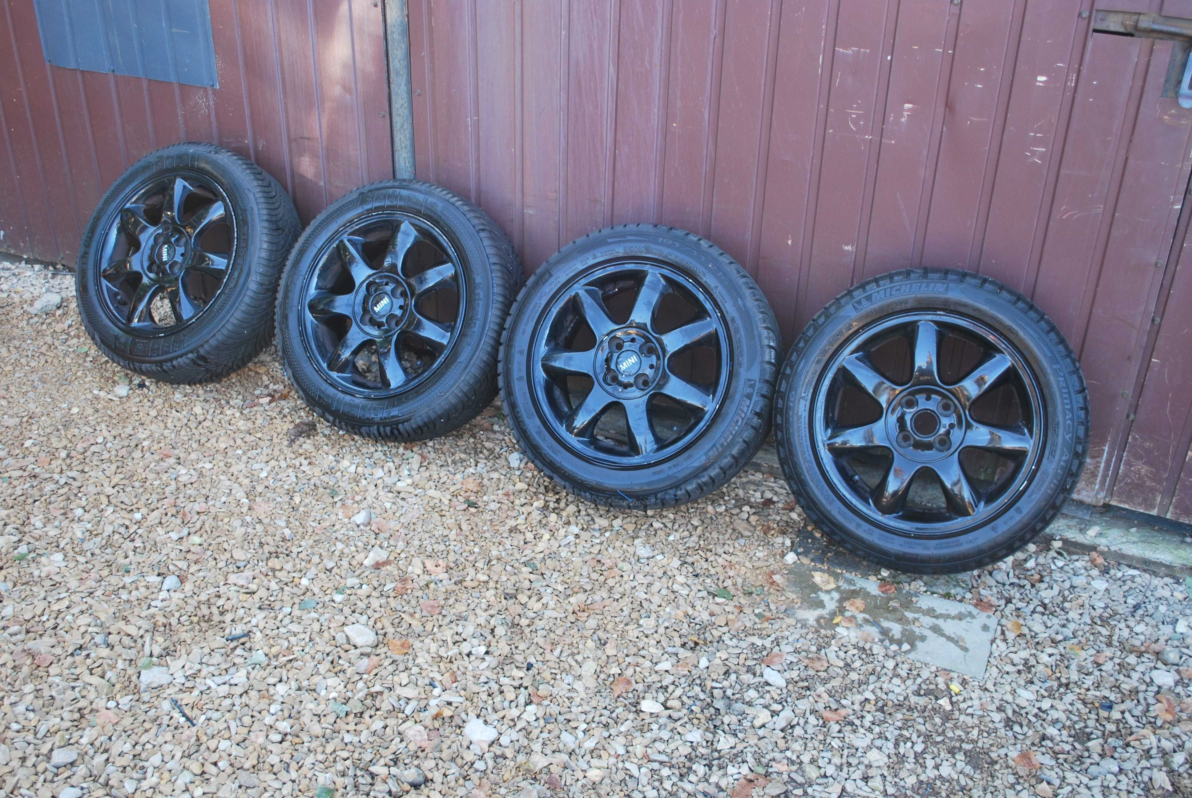Koła 195/55 R16 4x100 Alufelgi + opony zimowe 4x7.5mm Mini Suzuki Kia
