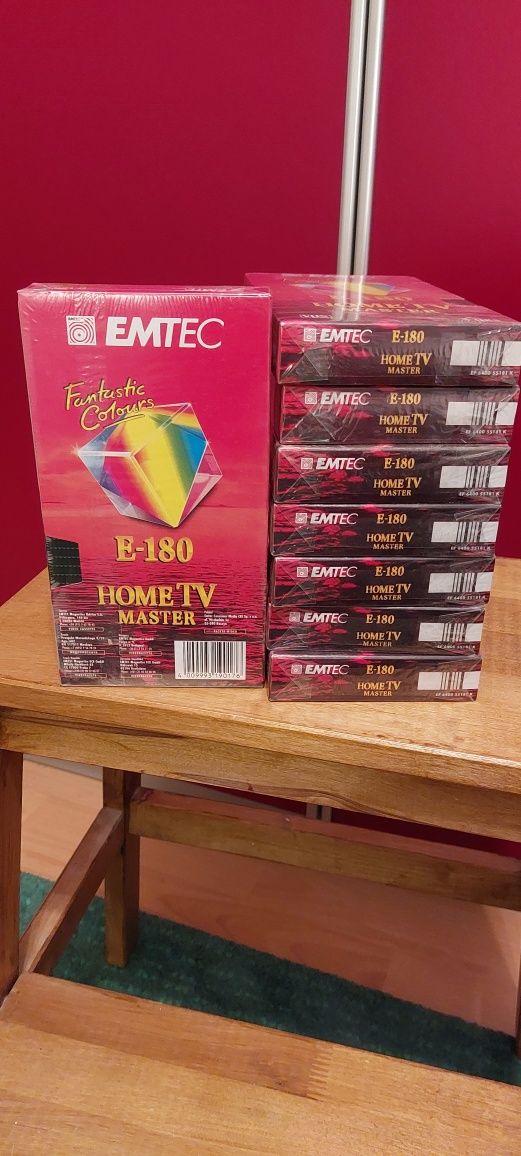 Kasety VHS EMTEC  nowe