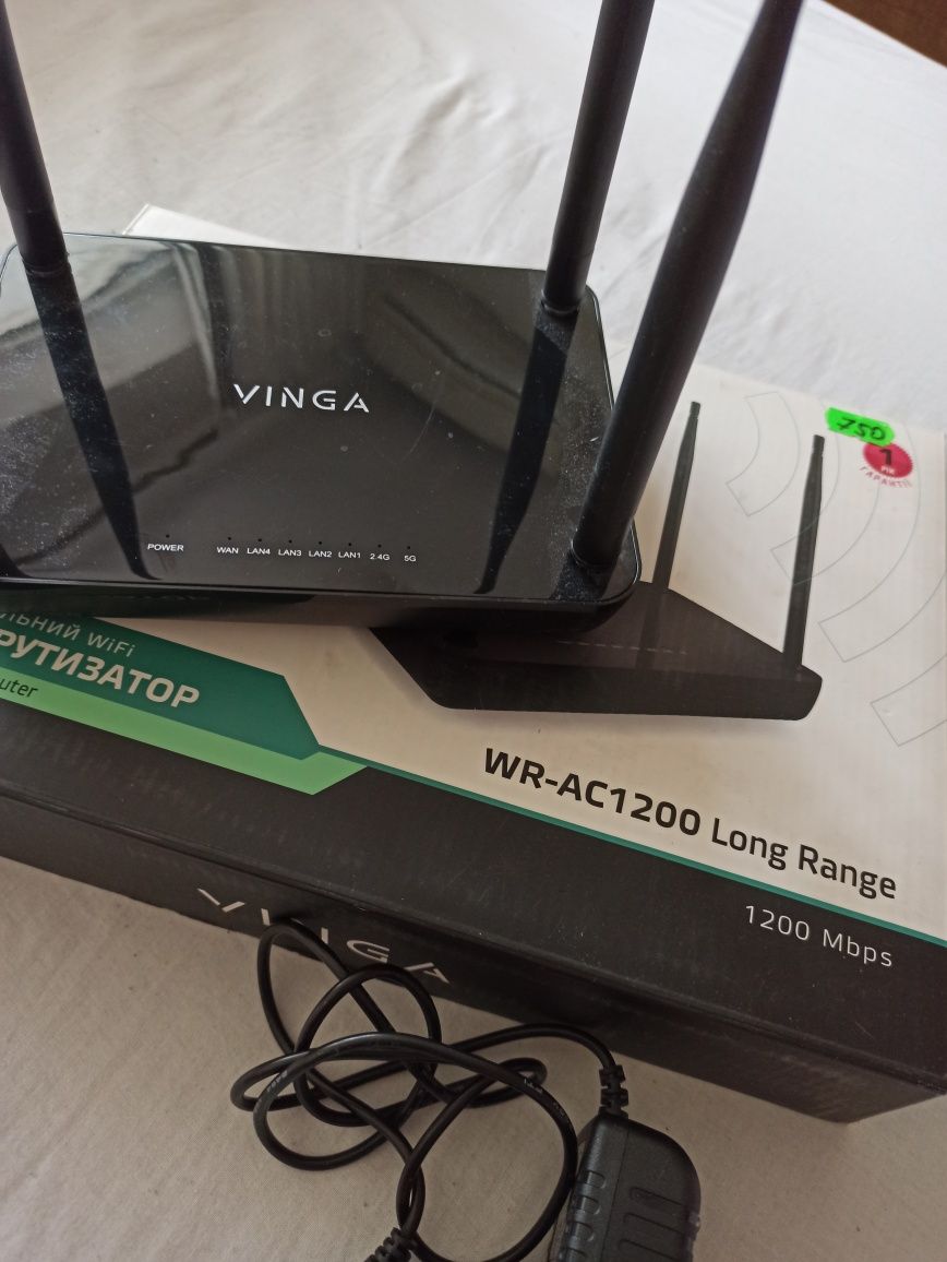 Маршрутизатор роутер vinga wr-ac1200
