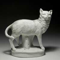 Beswick figurka kota z XIX w. sygnatura , porcelana nieszkliwiona.