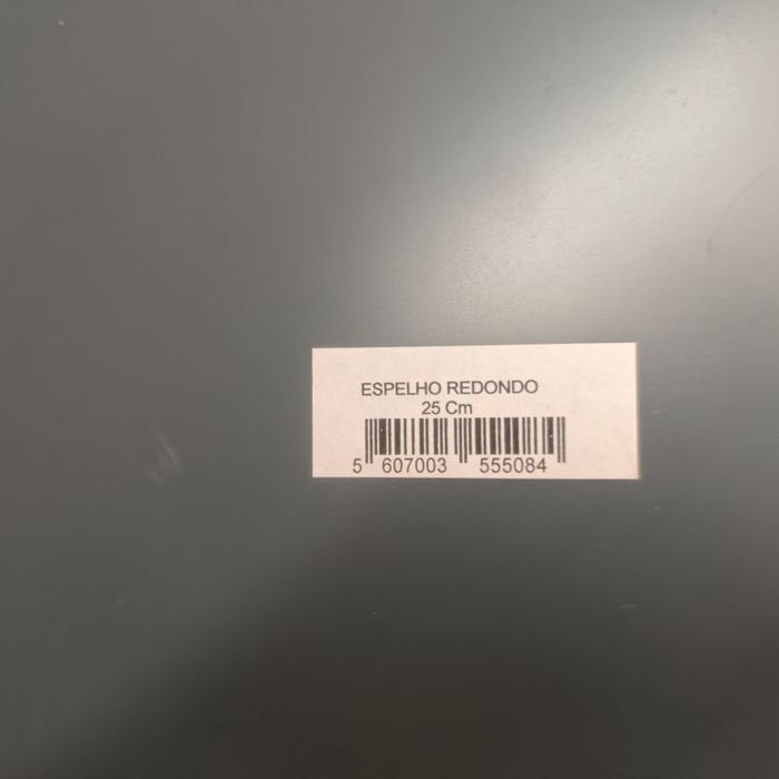 Espelho azul pequeno