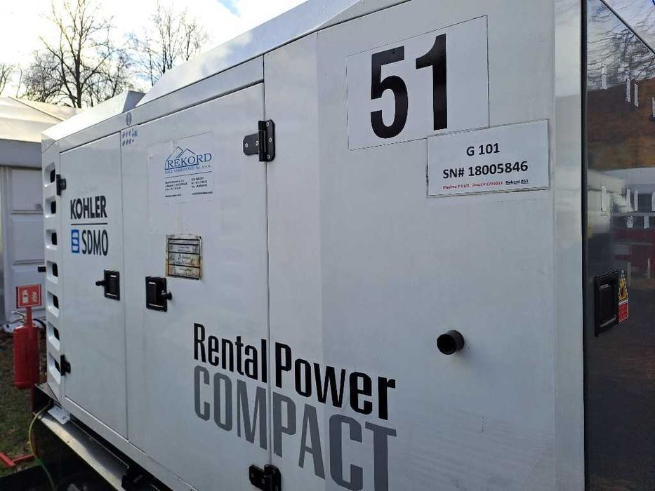 Agregat prądotwórczy SDMO R110 C3 80 kW John Deere trójfazowy 3 fazy