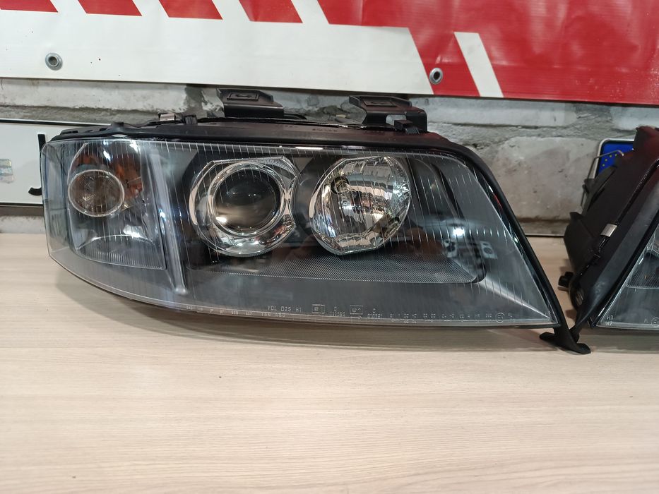 Передние bi-led фары audi allroad, a6c5 дорестайл
