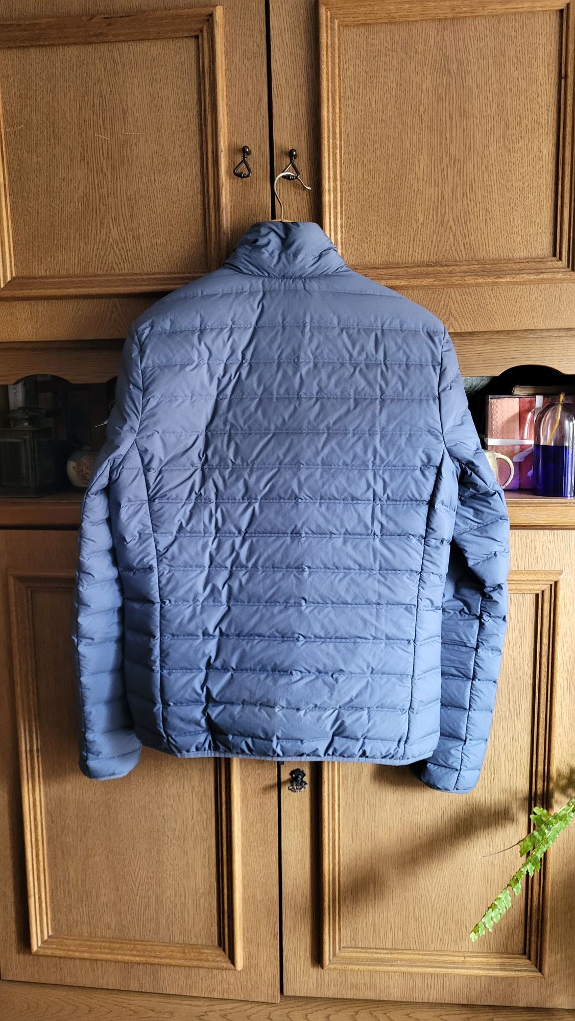 Adidas kurtka puchowa M niebieska