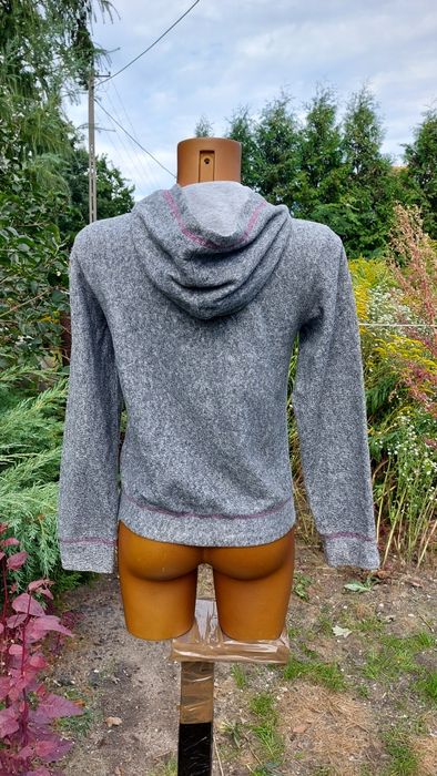 bluzka z kapturem dresowa szara kangur rozmiar 33/34 firma BEMORD