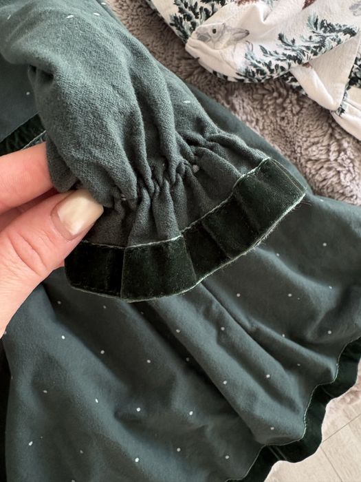 Сукня з фланелі, тепла, святкове плаття, новорічна сукня