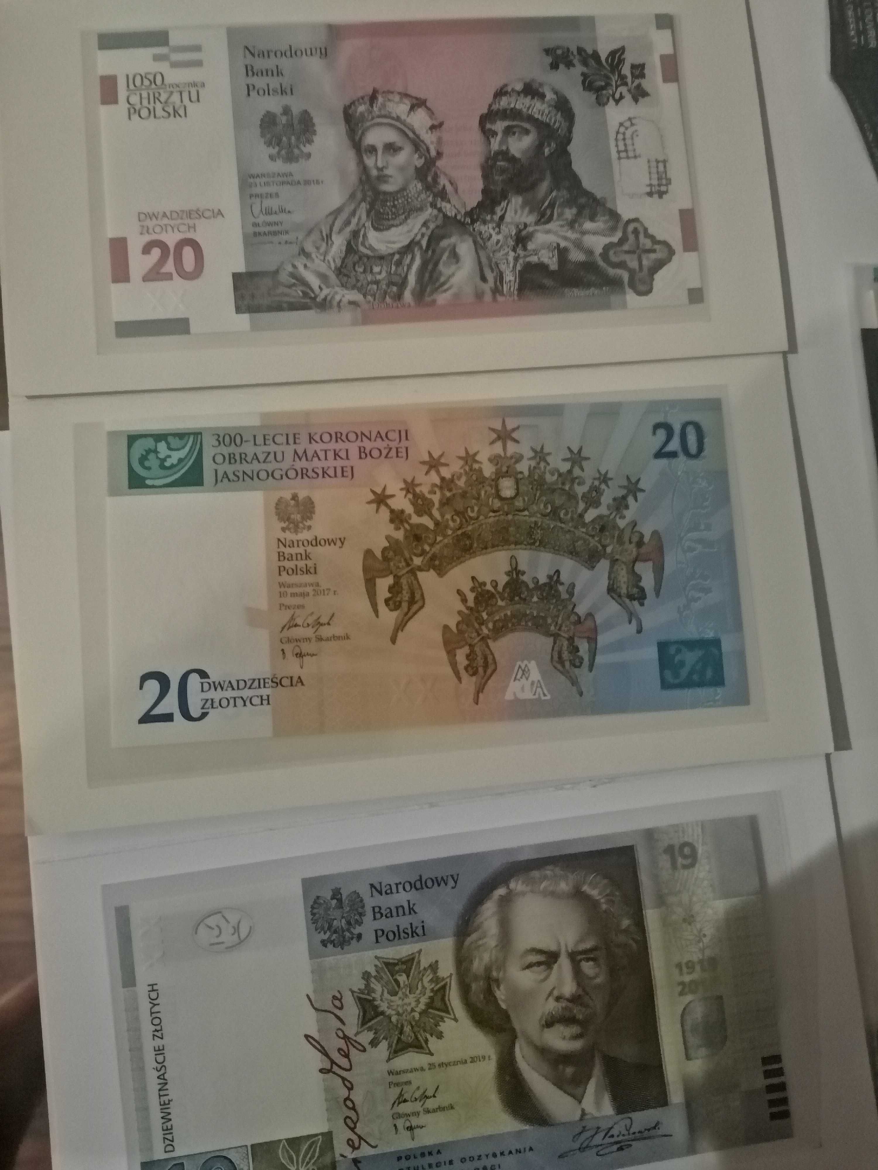 Zestaw Kolekcja Banknoty 20zł