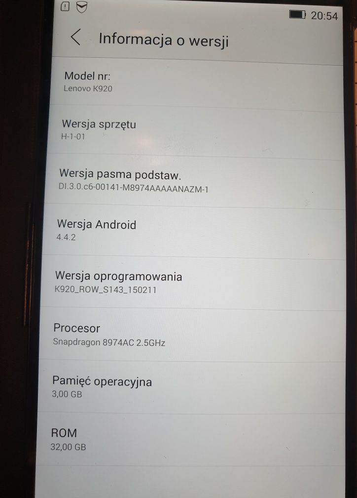Telefon Lenovo K920, Vibe Z2 Pro