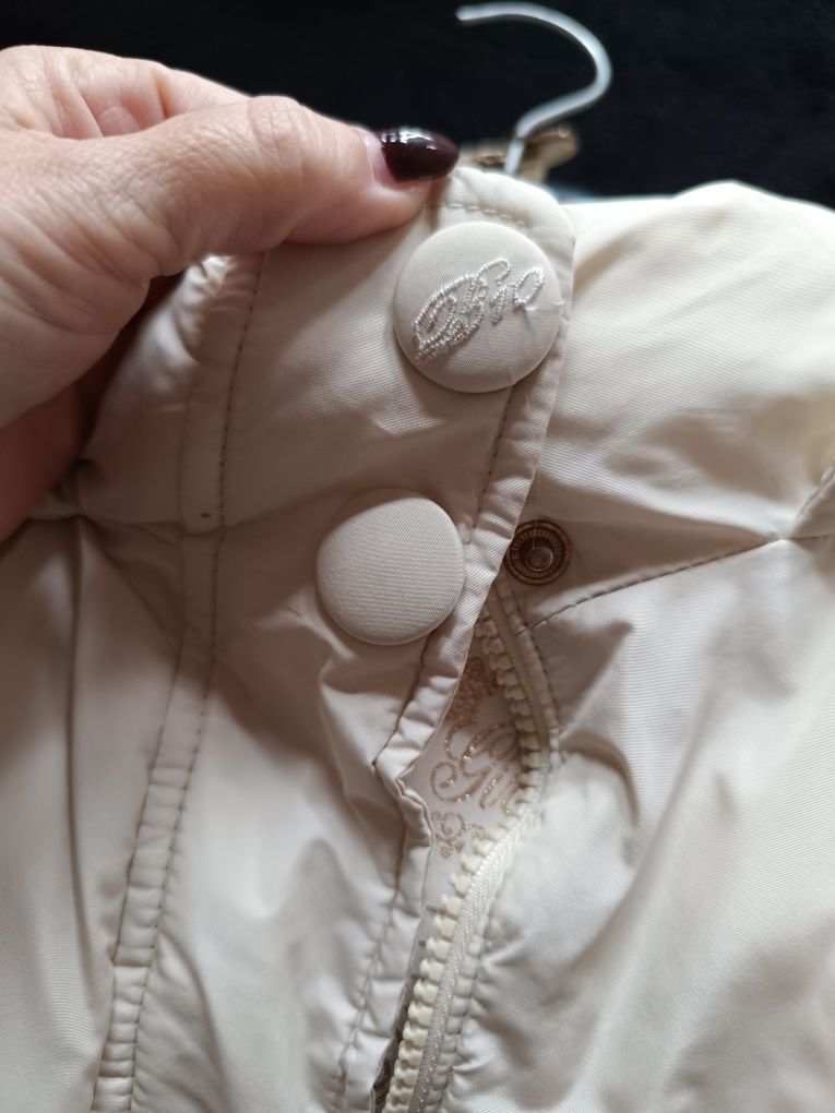 Parka bege para 16 anos