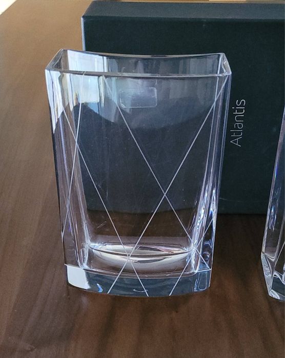 Duas jarras cristal atlantis Novas