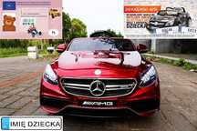 Mercedes s63 amg na akumulator SL65 2x45w koła eva LICENCJA skóra!