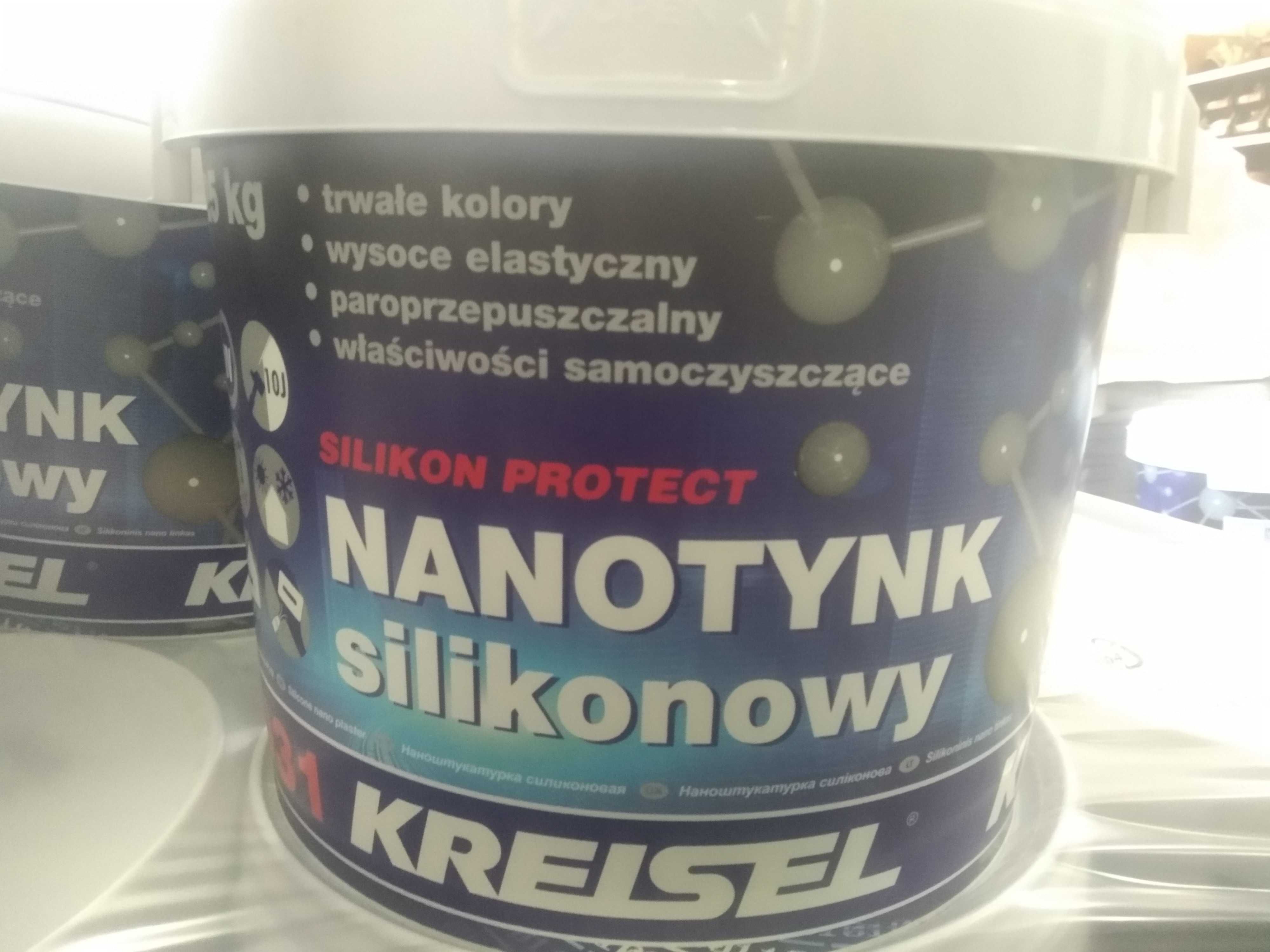 Tynki farby zewnętrzne wew. z mieszalnika firmy Kreisel silikonowe