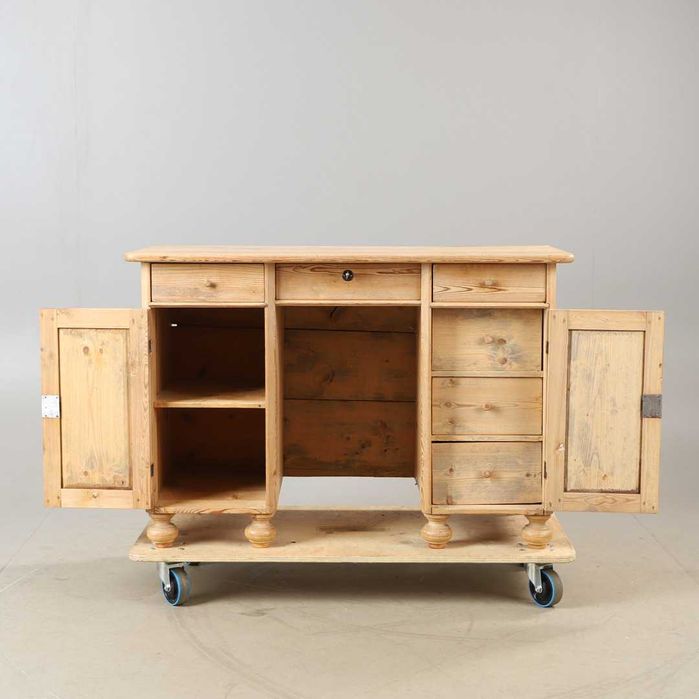 Biurko sosnowe, XIX/XX w.