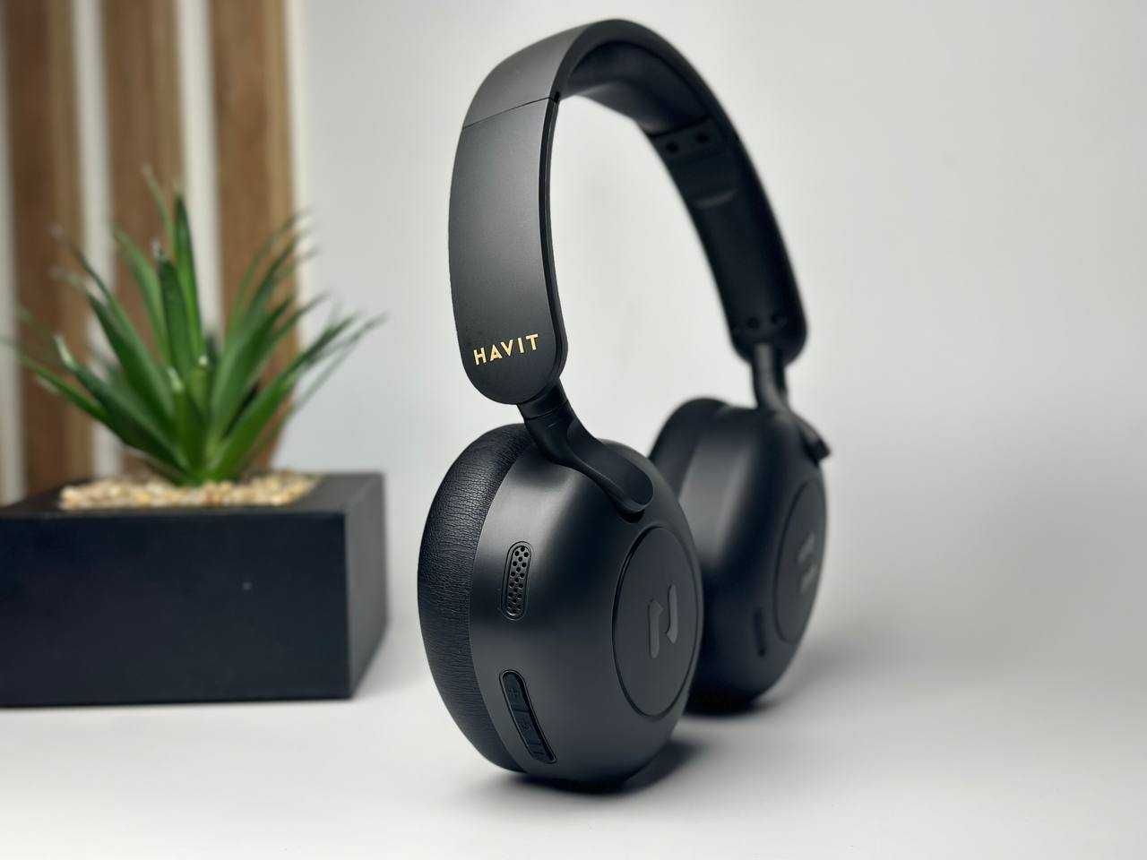 Навушники накладні бездротові HAVIT HV-H655BT ANC Black Купити