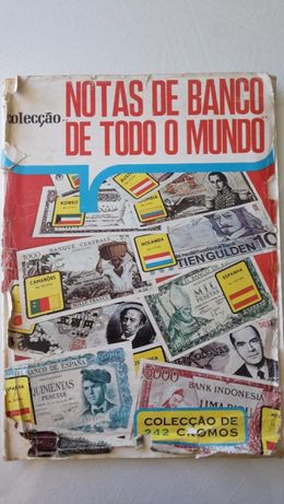 Colecção Notas de Banco de todo o Mundo 1972