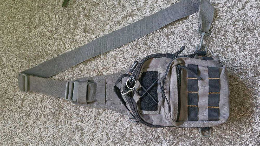 M-Tac сумка Urban Line City Patrol Carabiner Bag Grey