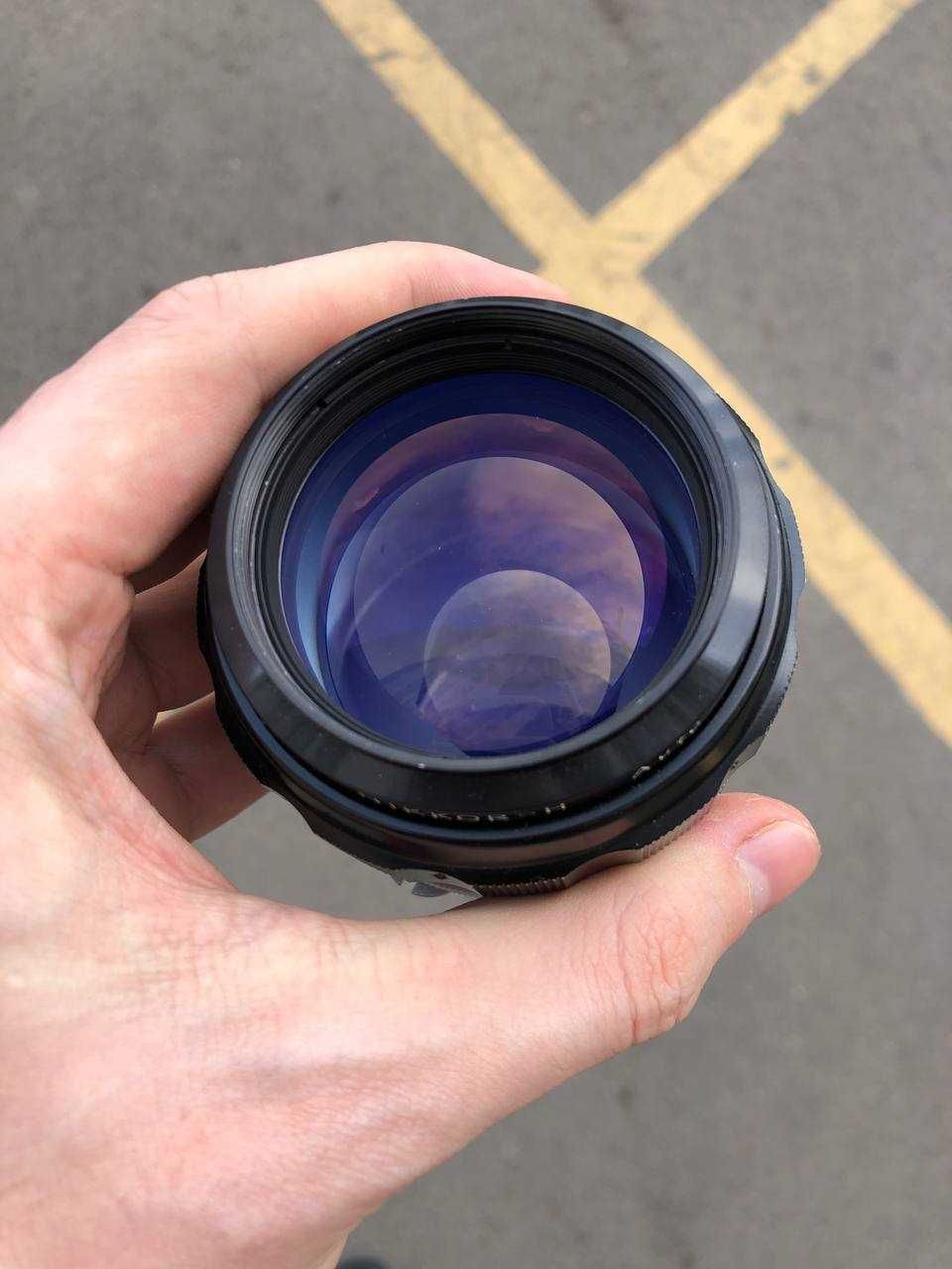 Обєктив Nikkor-H 85mm f1.8 Non-Ai Nippon Kogaku