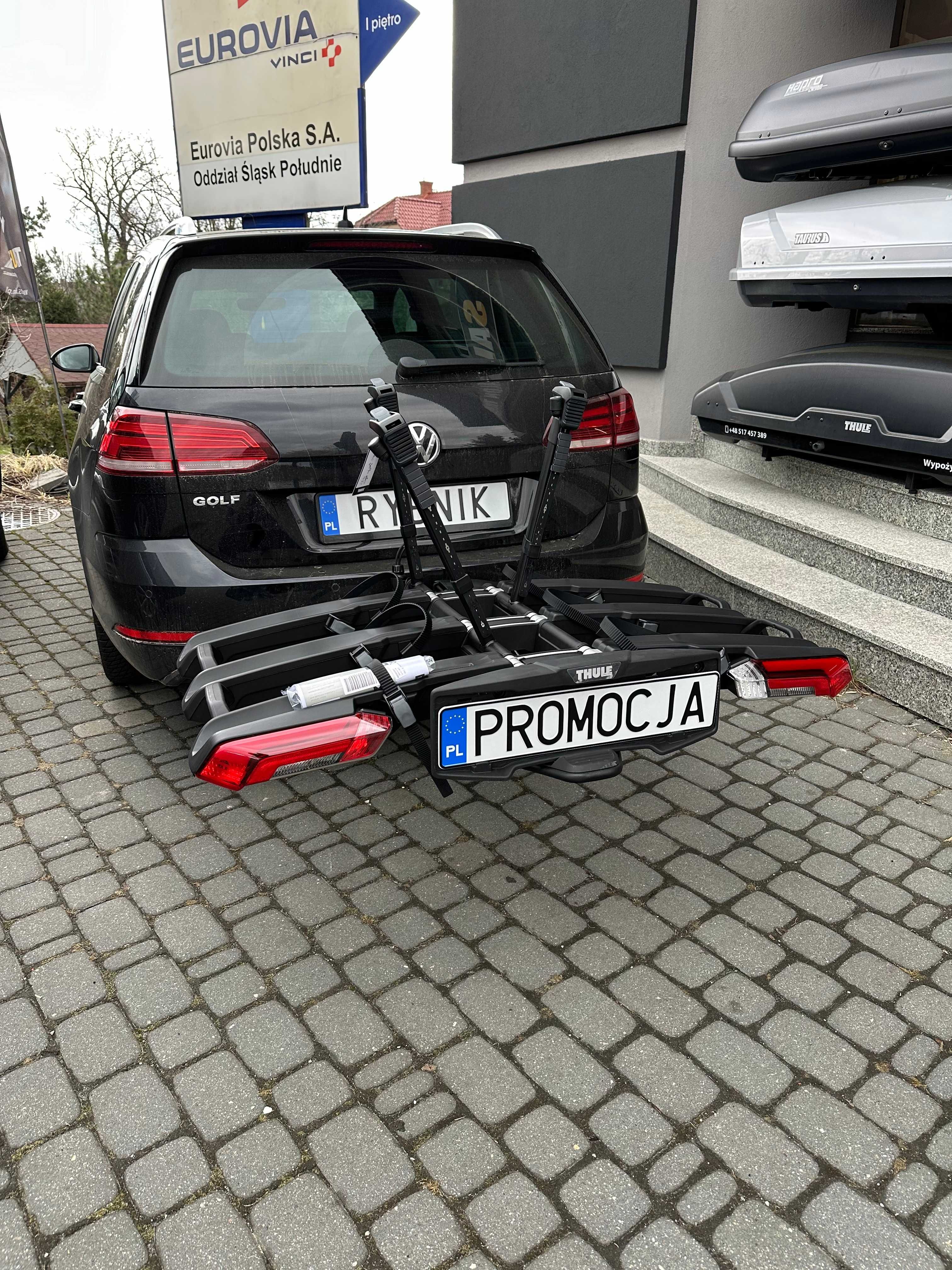 Bagażnik uchwyt rowerowy na hak Nowy zamykany uchylany