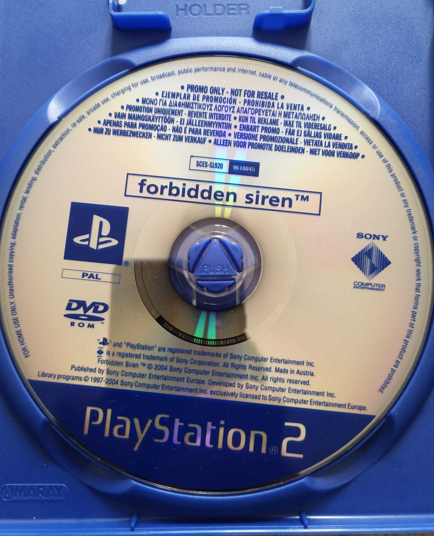 Raro! Forbidden Siren Promo para PS2