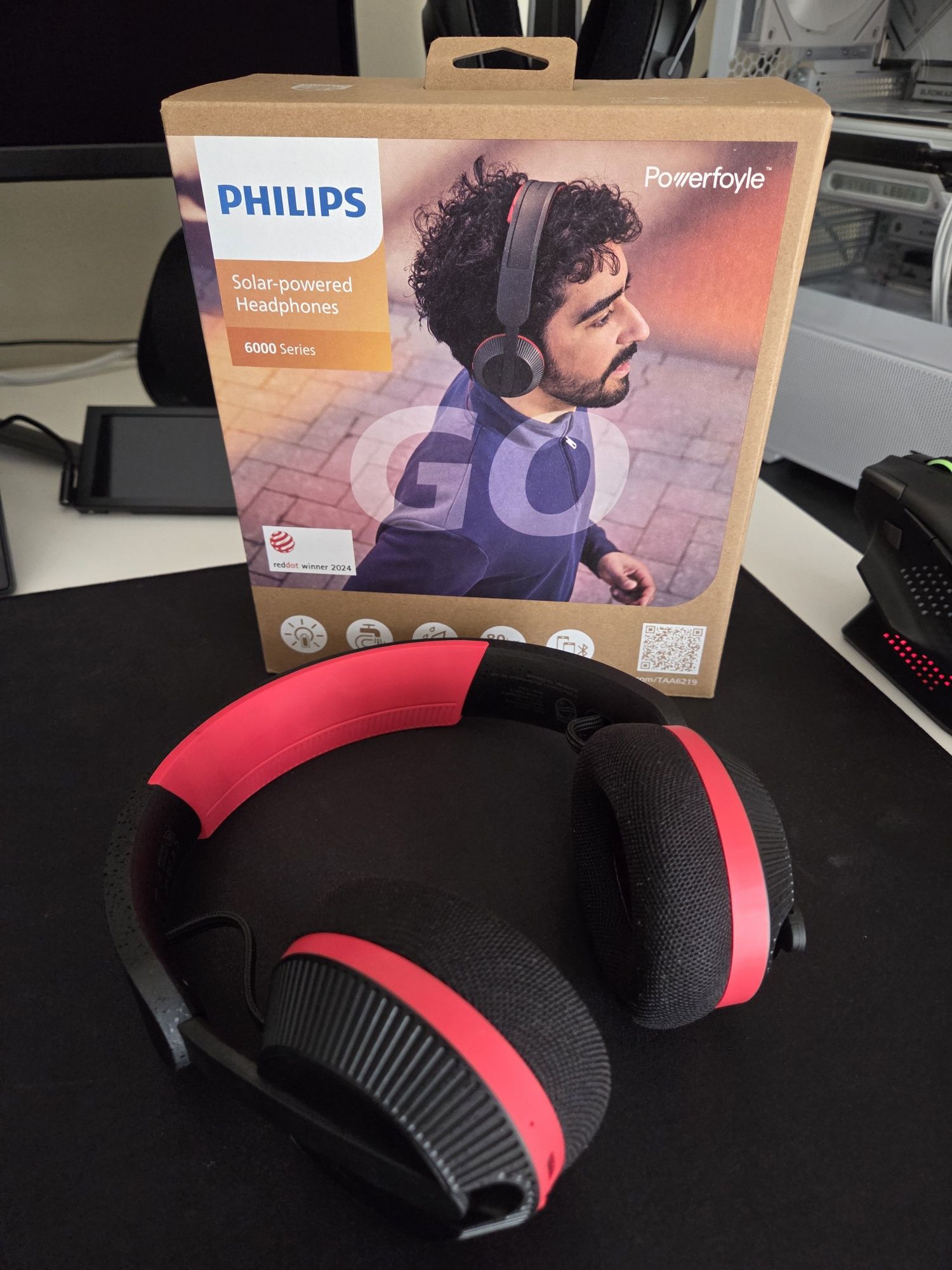 auscultadores philips desportivos bluetooth com alimentacao solar