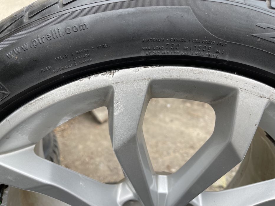 Диски  Audi A4 B9 R18 5 112 титани шини резина 245 40 18