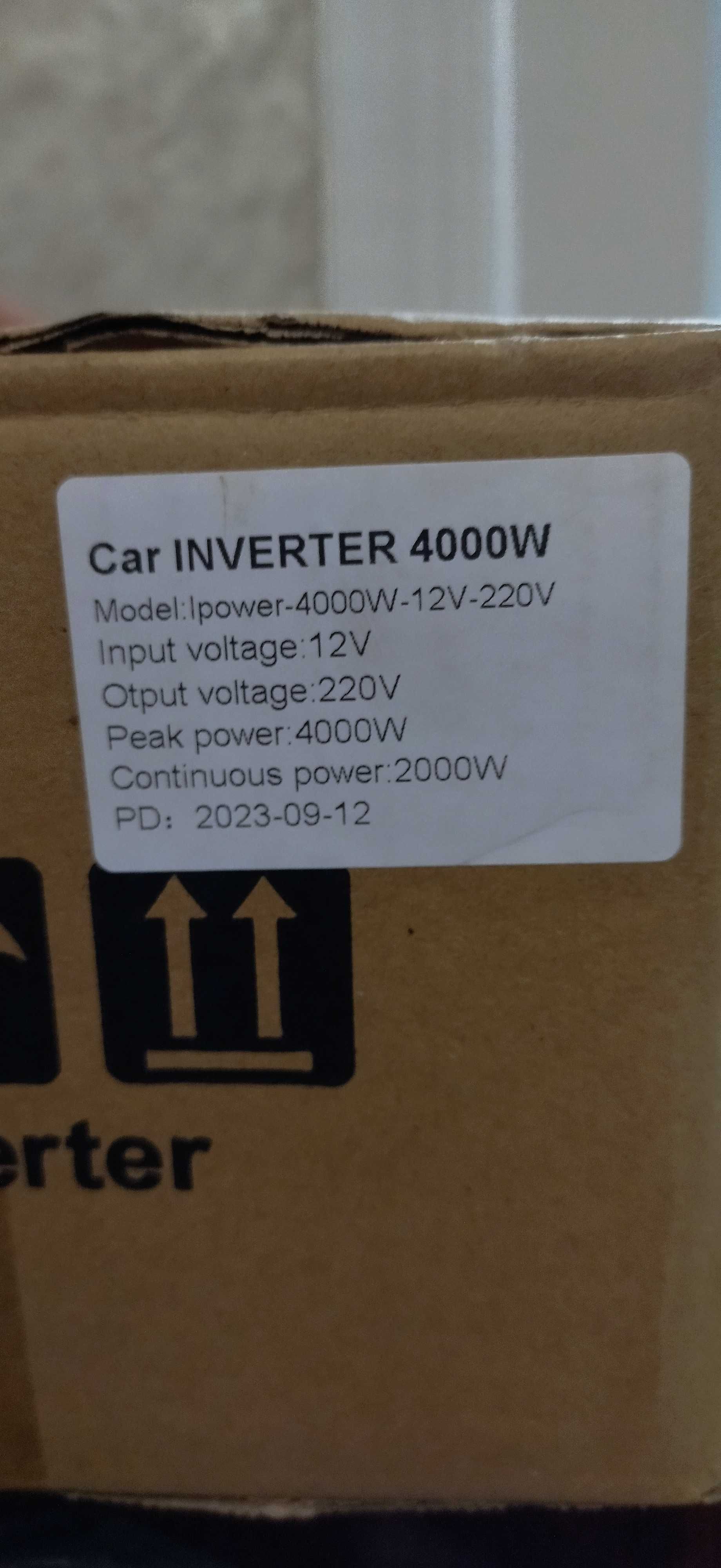 Інвертор EASUN 4000W 12V Акумулятор AGM 12v 100ah Volt Polska