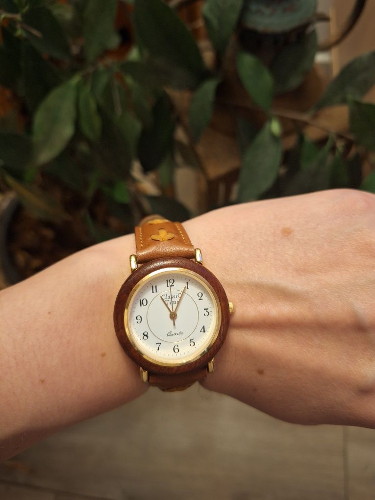 Zegarek damski ClassiC Time Quartz toffi Vintage