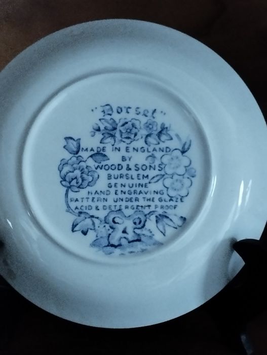 2 Pratos 11cm - Floral - Wood & Sons