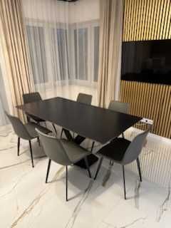 Nowy Nowoczesny zestaw do jadalni – stół + 6 krzeseł
