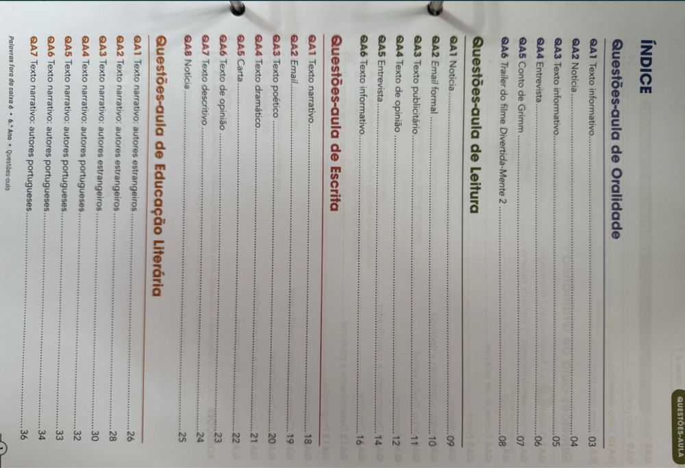 Dossiê do Professor Palavras Fora da Caixa 6.º ano