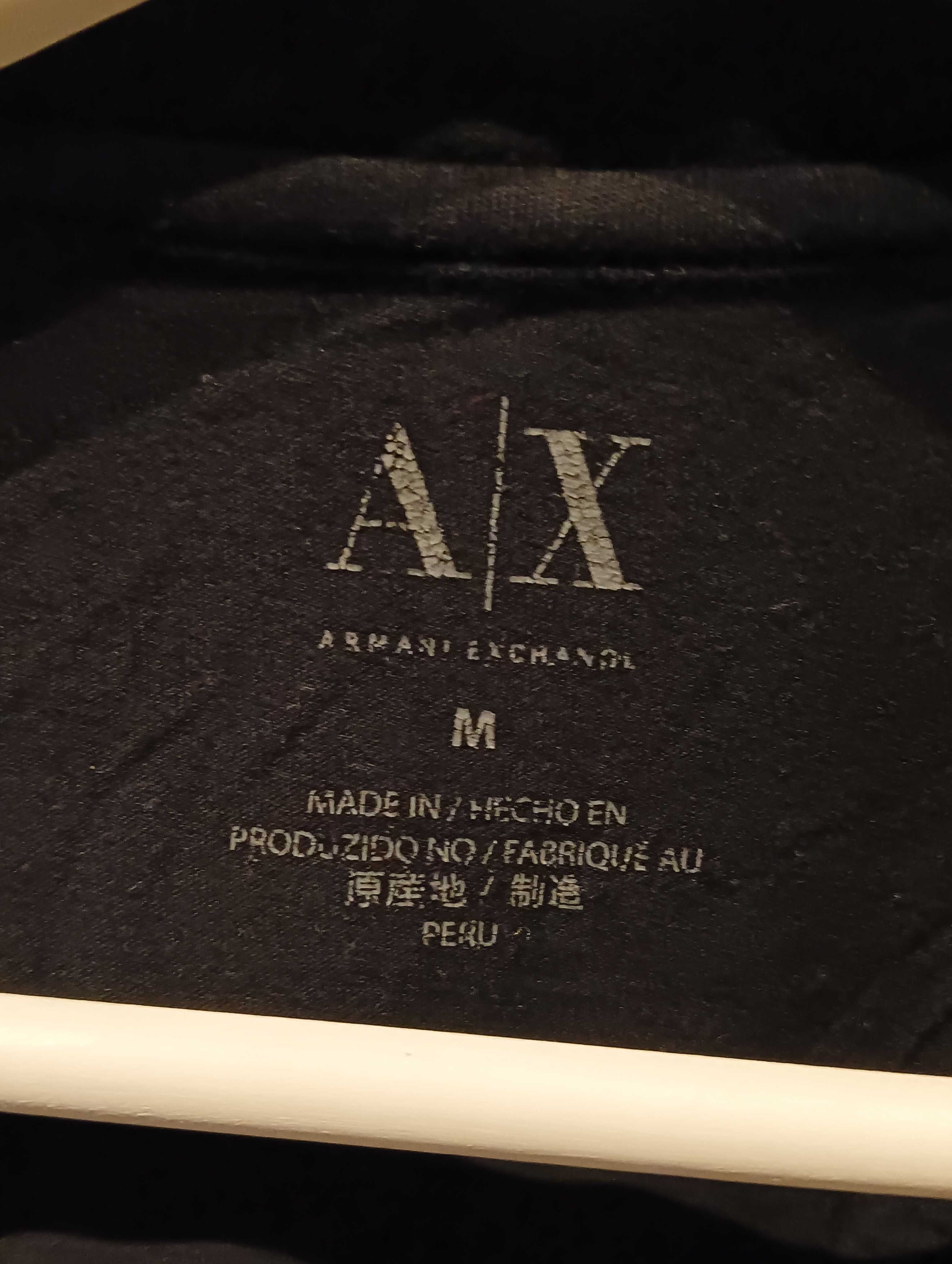 Koszulka M Armani Exchange czarna t-shirt bluzka długa damska męska