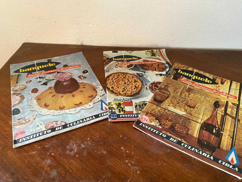 Coleção revistas Banquete, preço por revista, ofereço portes de envio.