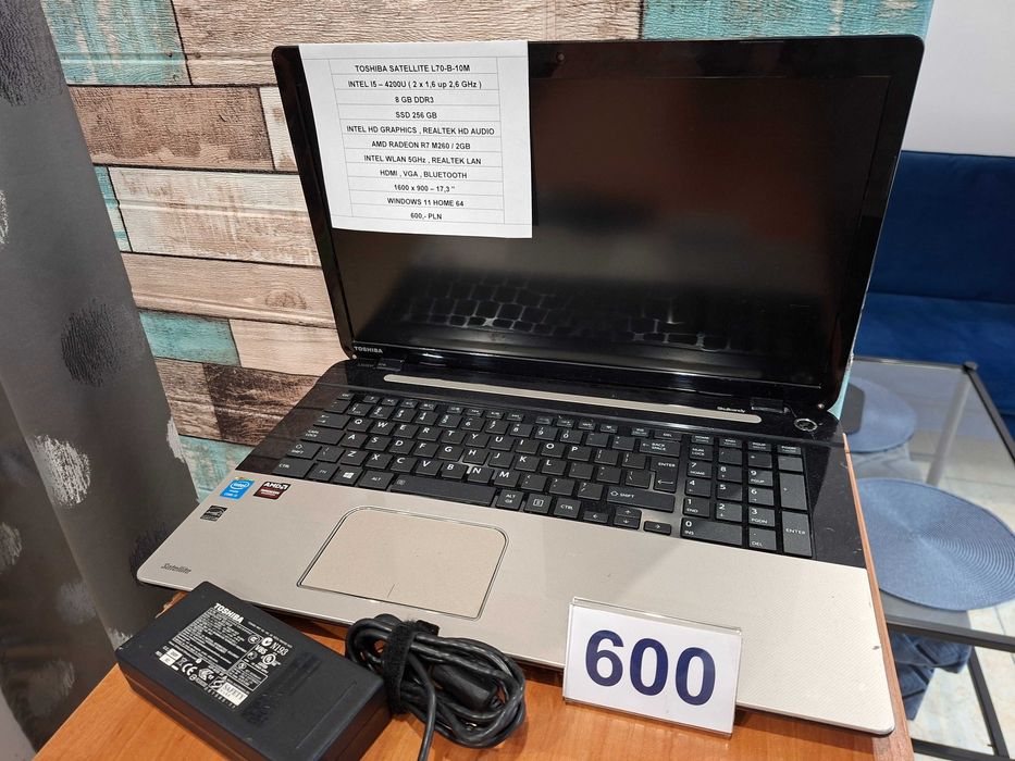 Laptop Toshiba I5 SSD Windows 11