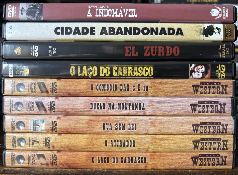Westerns vários DVDs