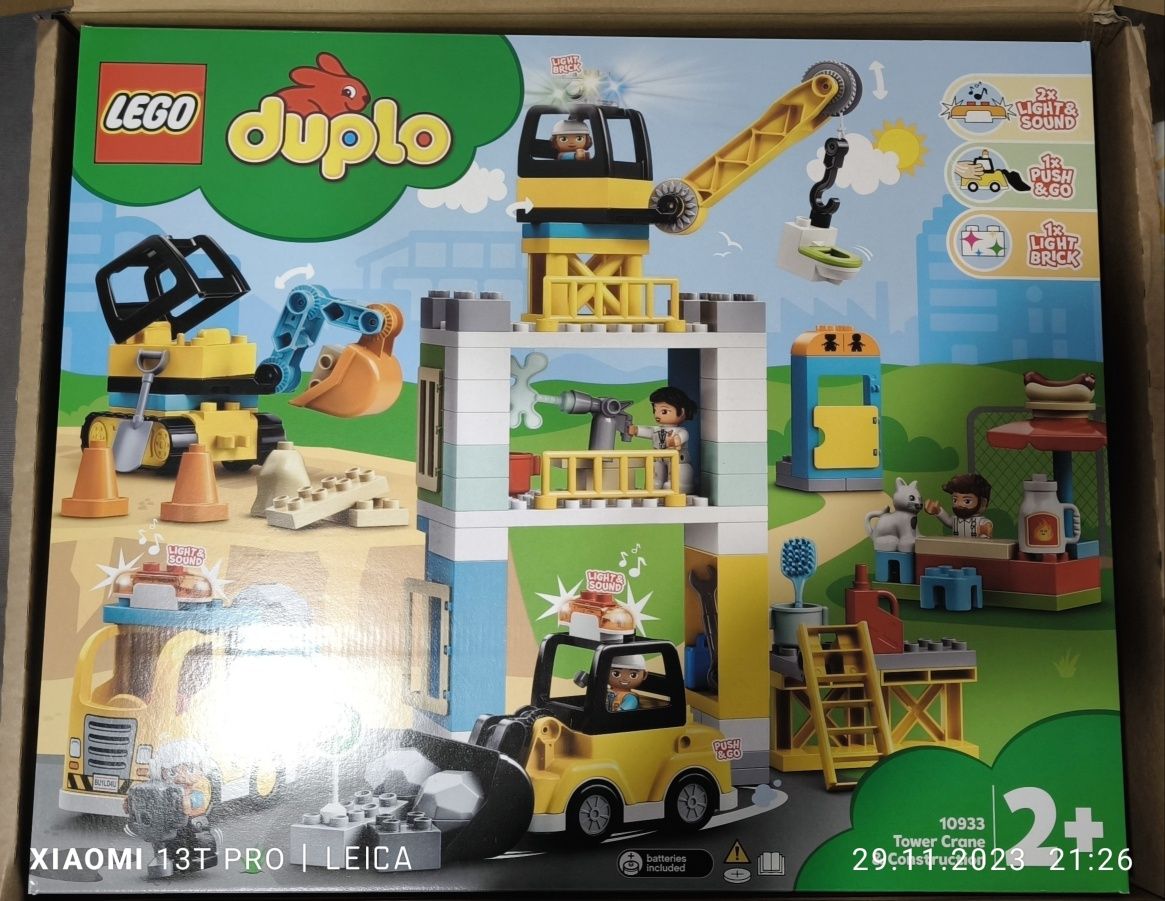 LEGO Duplo 10933 plac budowy NOWY