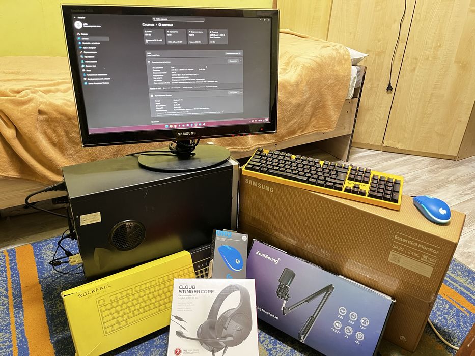 ПОВНА КОМПЛЕКТАЦІЯ! Компʼютер+ 2 монітори+мишка+клавіатура