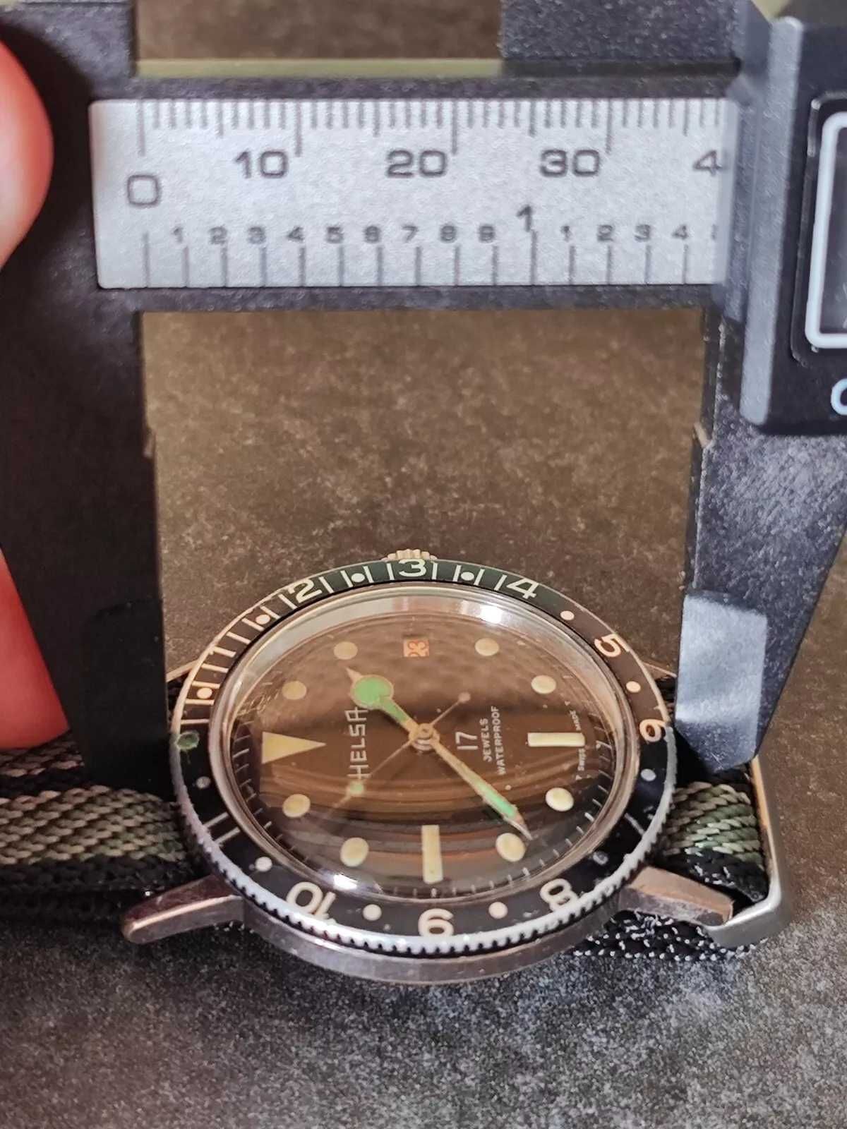 Zegarek mechaniczny HELSA Vintage Diver 20 atm